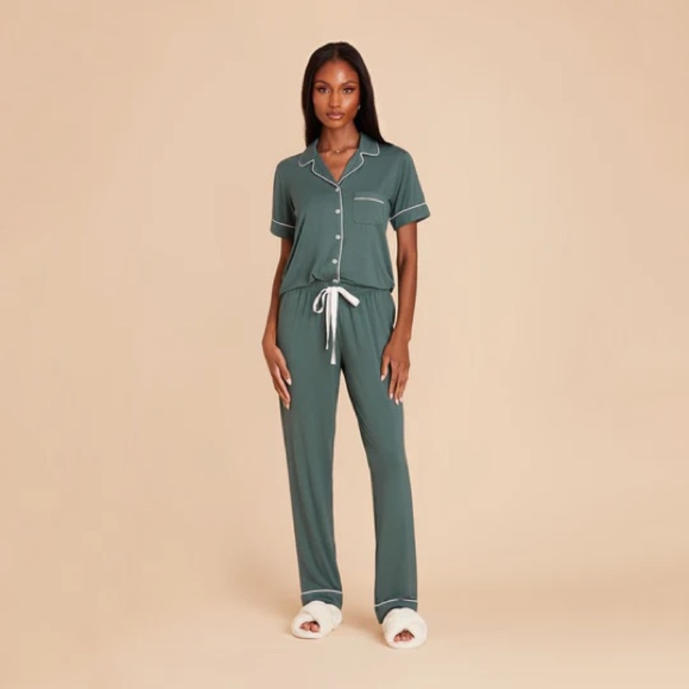 Birdy Grey Pajama Set - Sea Glass